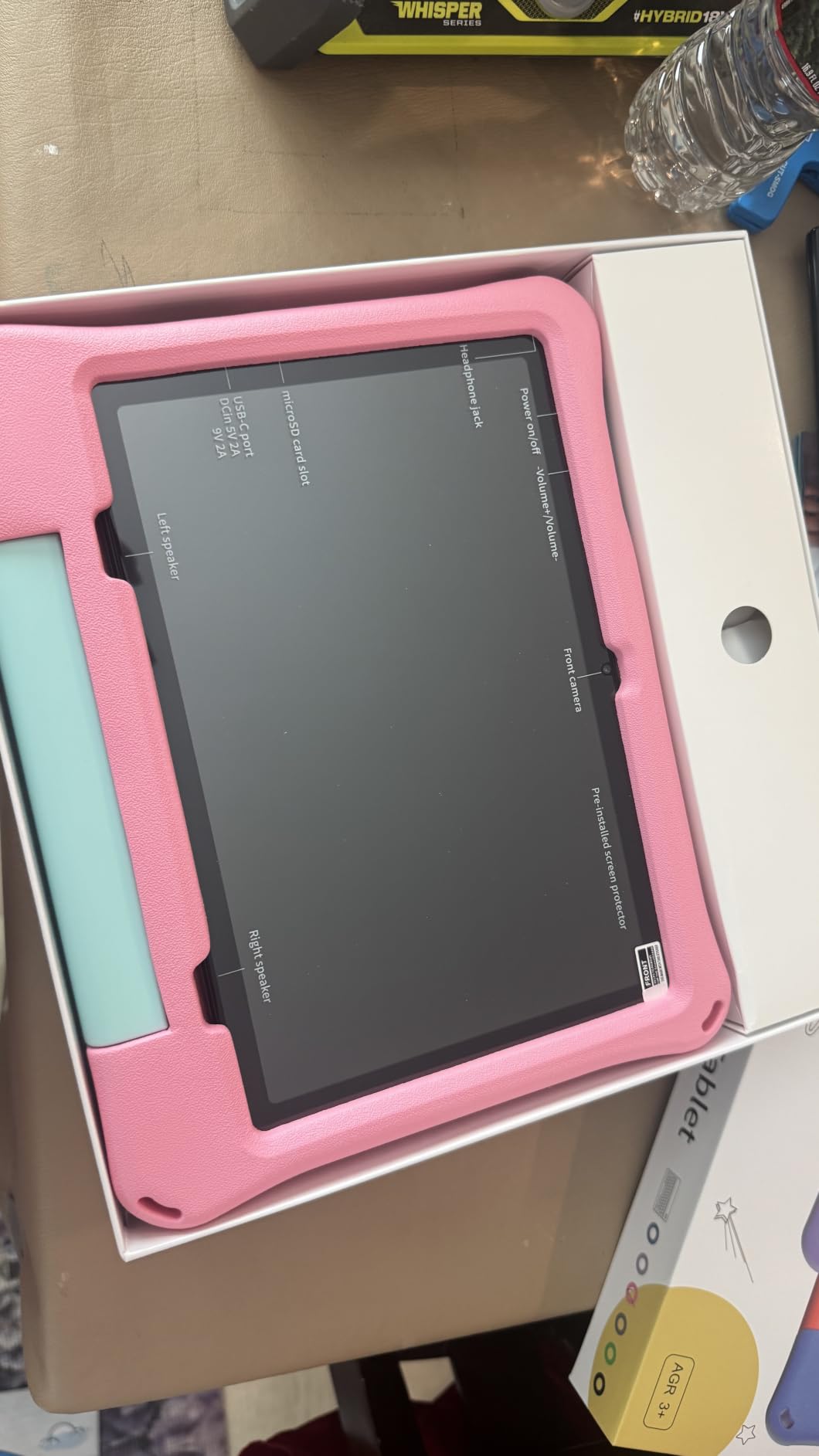 aiprotablet Kids Tablet, Android 16 Tablet for Kids 10 inch Octa-Core 2.2GHz with Case, 30GB RAM 64GB ROM, 2TB Expand, Parental Control, Dual Camera, BT, WiFi, with Keyboard Mouse Stylus, Gift (Green) customer photo 2
