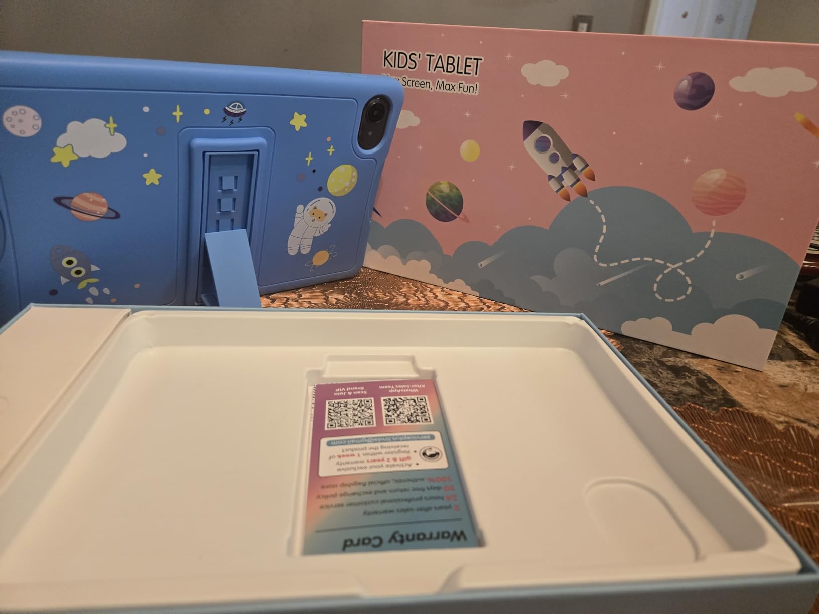 2026 Upgraded TABWEE Kids Tablet 10 Inch, Latest Android 16 Tablet for Kids Ages 6-12, 16GB RAM 64GB ROM (Expandable 2TB), HD Eye-Care Display, Parental Control, WiFi, Kid-Proof Case & Stylus Included customer photo 2
