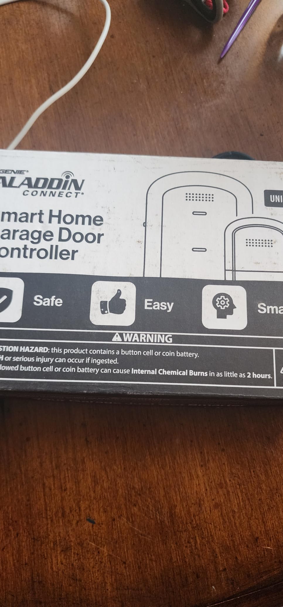 Genie Aladdin Connect Smart Garage Door Controller, Single Door Kit ALKT2-R | Wi-Fi Enabled, App Control, Works with Most Major Brands customer photo 1