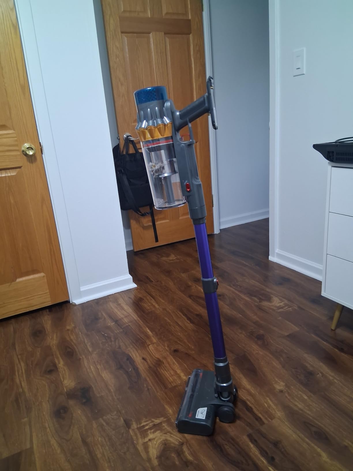 Cordless Vacuum Cleaner, 650W 55KPA 75Min Powerful Vacuum Cleaners for Home, Self-Standing Stick Vacuum Cordless Rechargeable/ Anti-Tangle/OLED Screen/1.8L Cup for Home Pet Hair/Carpet/Hardwood Floor customer photo 1