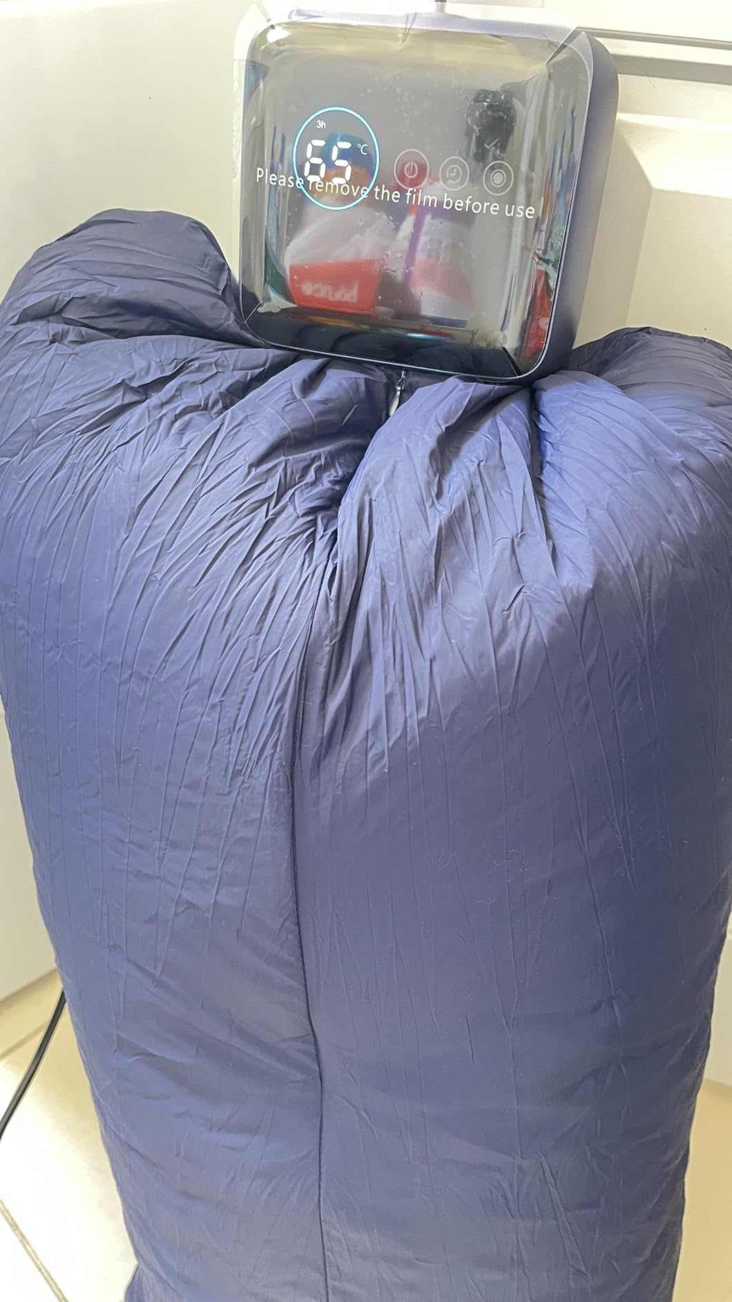 Portable Compact Clothes Dryer, Global Voltage Travel Dryer, Unique Design with 4 Drying Modules, 36-Decibel Silent design, Quiet Efficient Portable Drying System for Home, Travel & Dorm customer photo 1