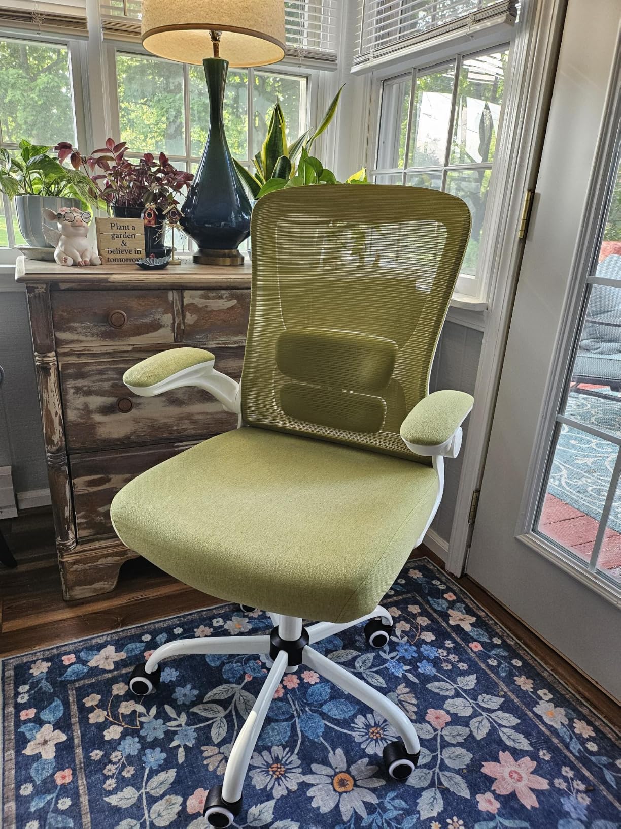Ergonomic Office Chair for Long Hours, Adjustable Padded Lumbar Support for Lower Back Relief, 330 lb Capacity, Comfortable Computer Desk Chair for Home Office, Work & Study customer photo 2
