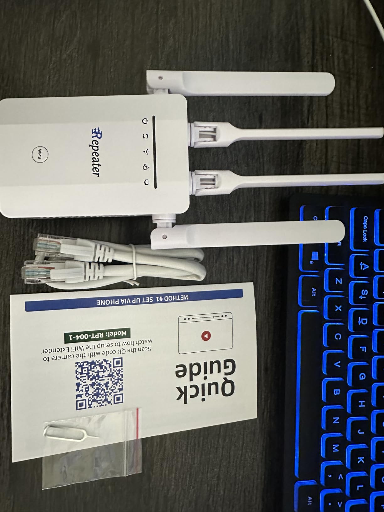 2026 New WiFi Extender Signal Booster for Home, 15715sq.ft Long Range WiFi Repeater Wireless Routers Signal Amplifier, Mesh WiFi 15X Faster Access Point with Ethernet Port, Easy Setup, 5 Working Mode customer photo 1