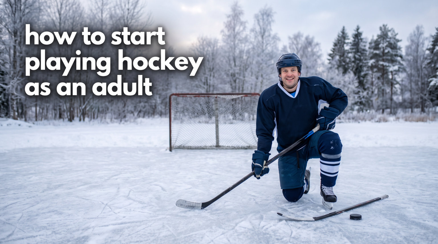 how to start playing hockey as an adult