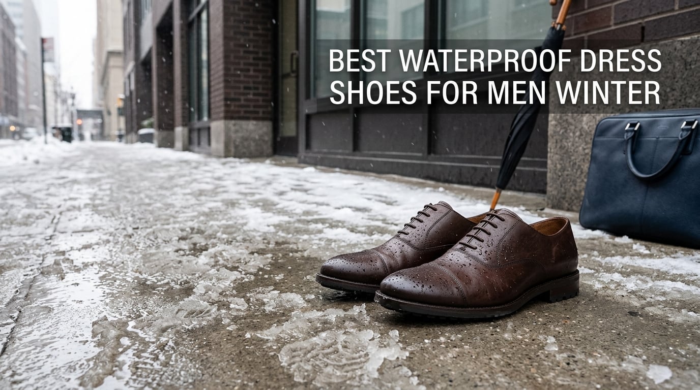 best waterproof dress shoes for men winter