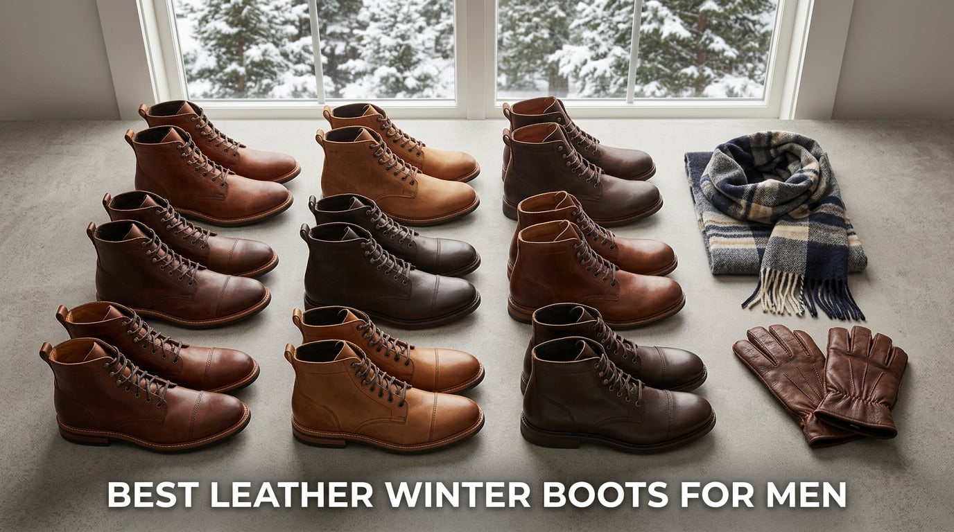 best leather winter boots for men