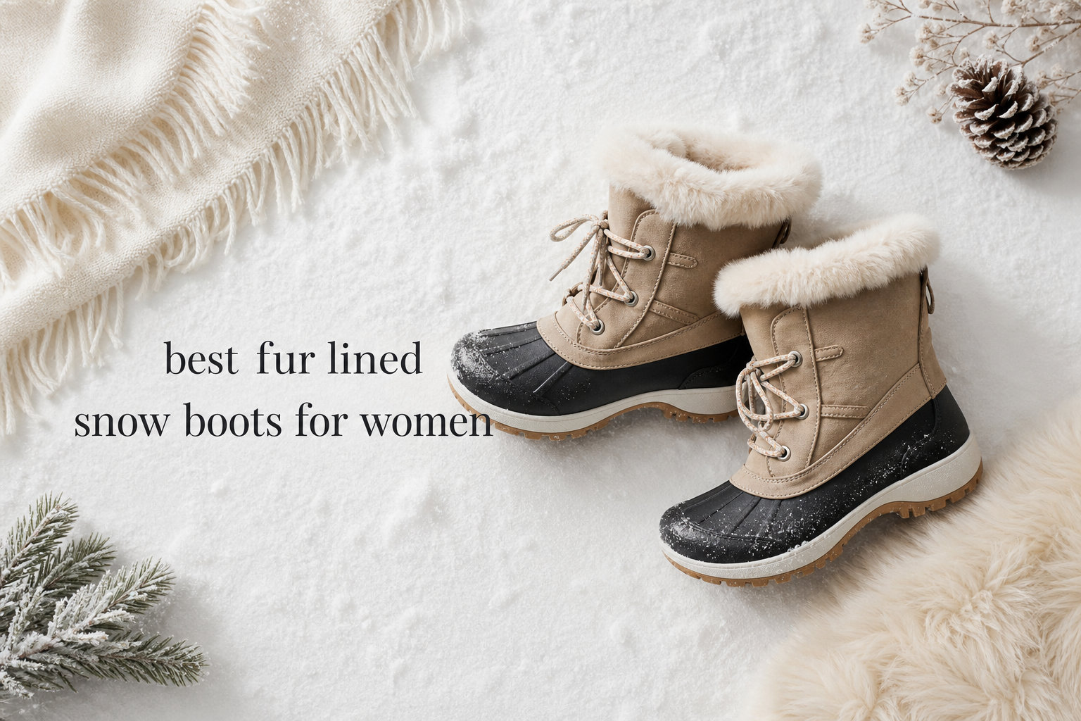 best fur lined snow boots for women