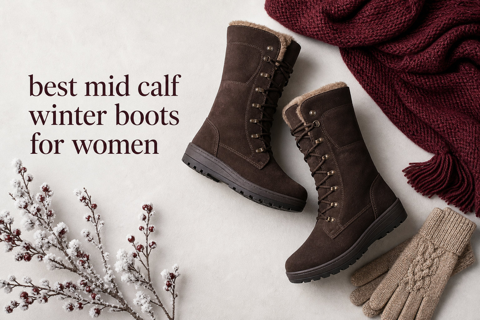 best mid calf winter boots for women