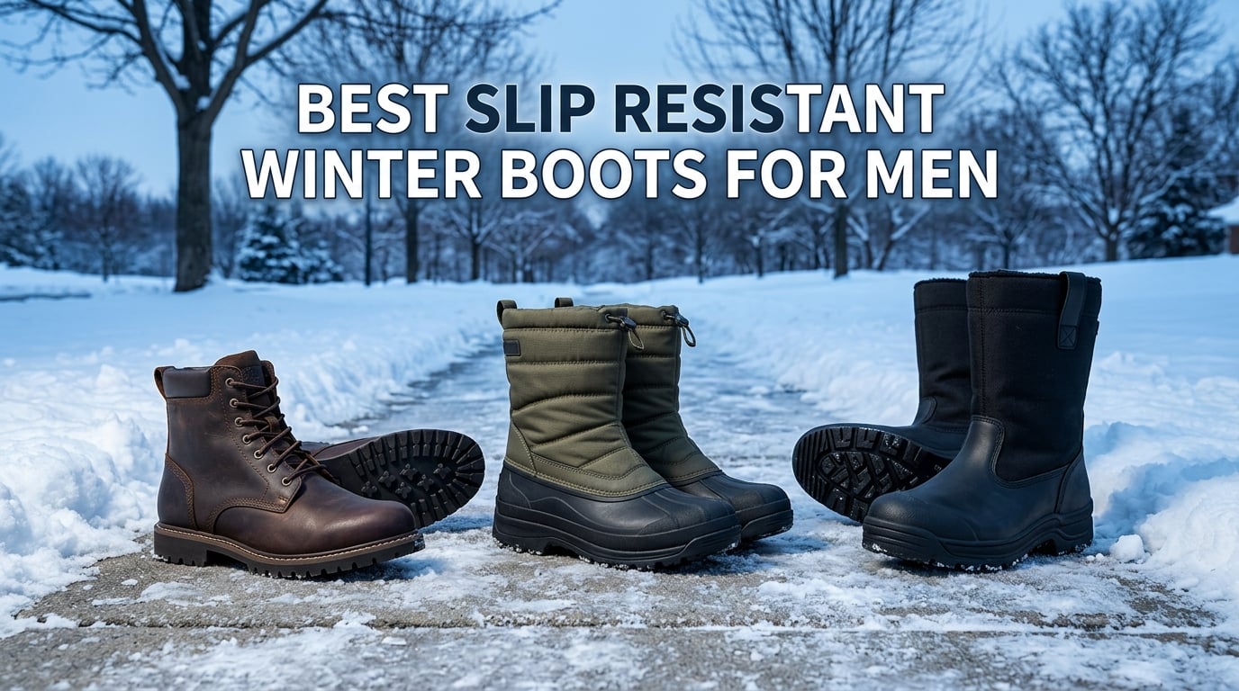 best slip resistant winter boots for men