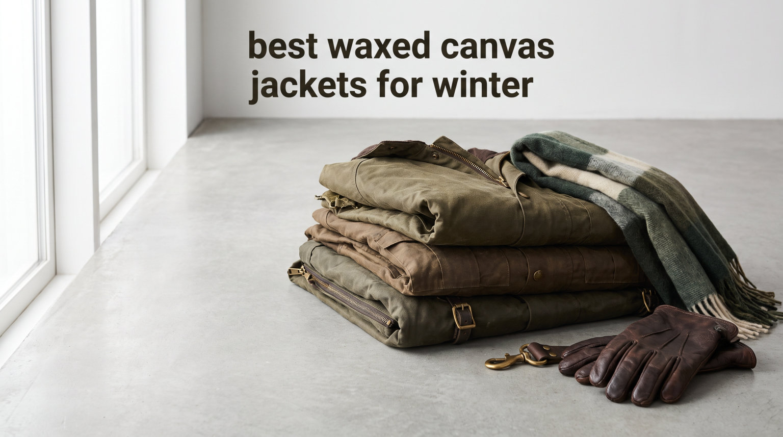 best waxed canvas jackets for winter