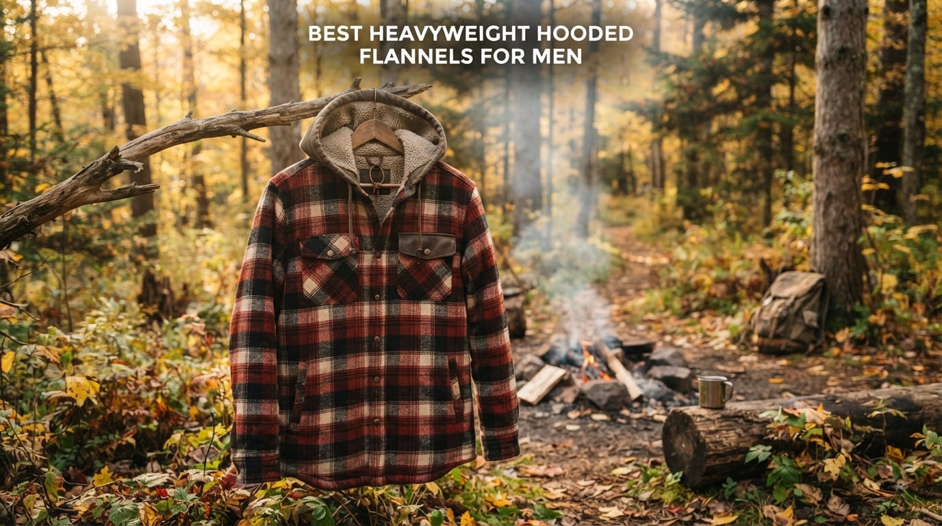 best heavyweight hooded flannels for men