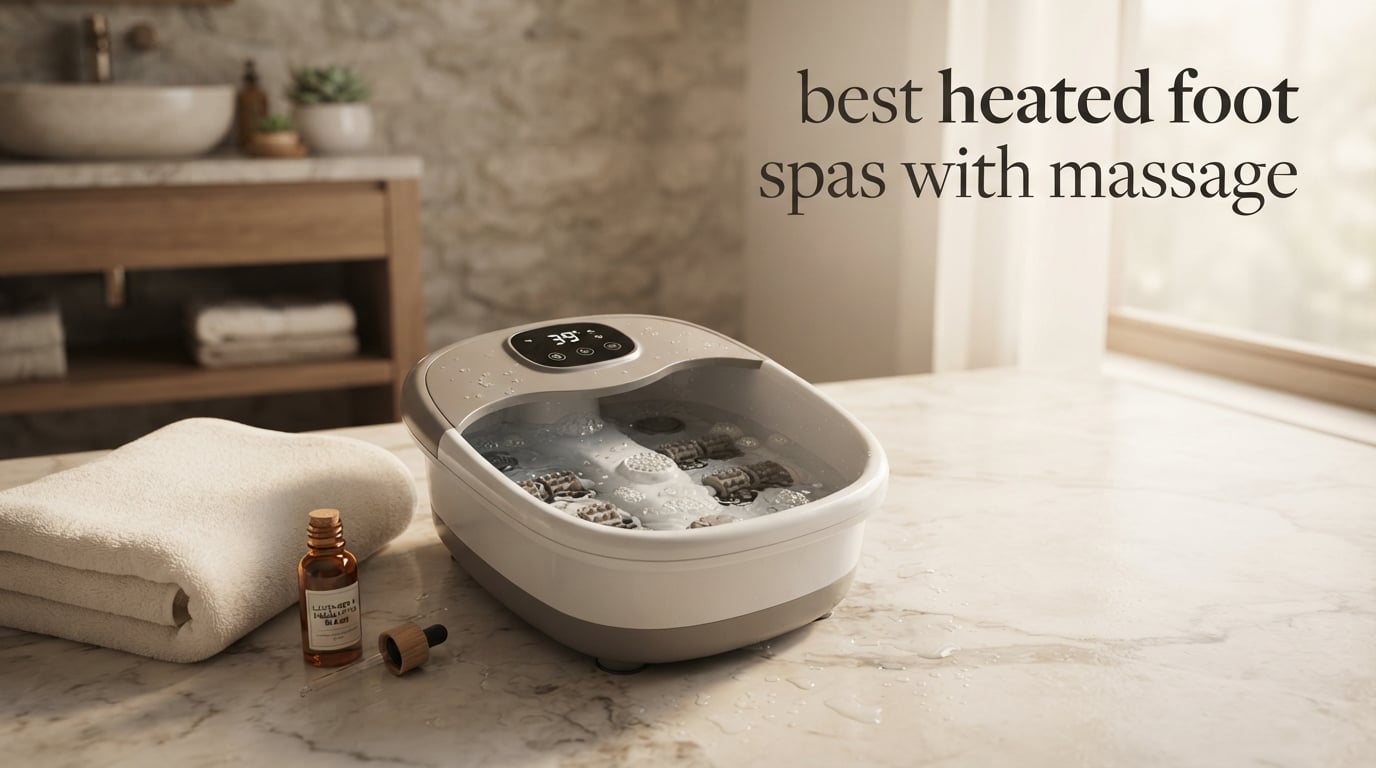 best heated foot spas with massage