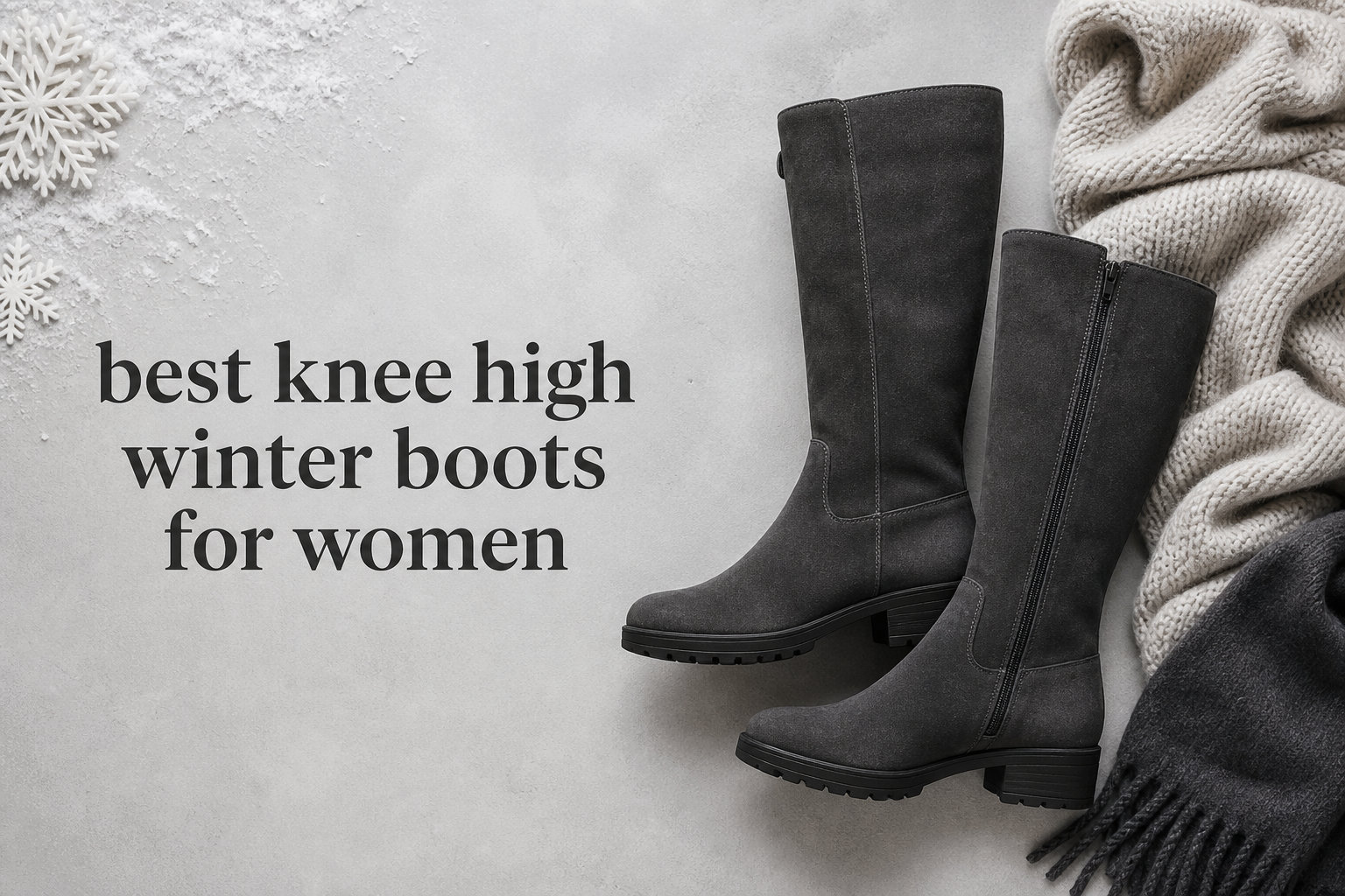 best knee high winter boots for women