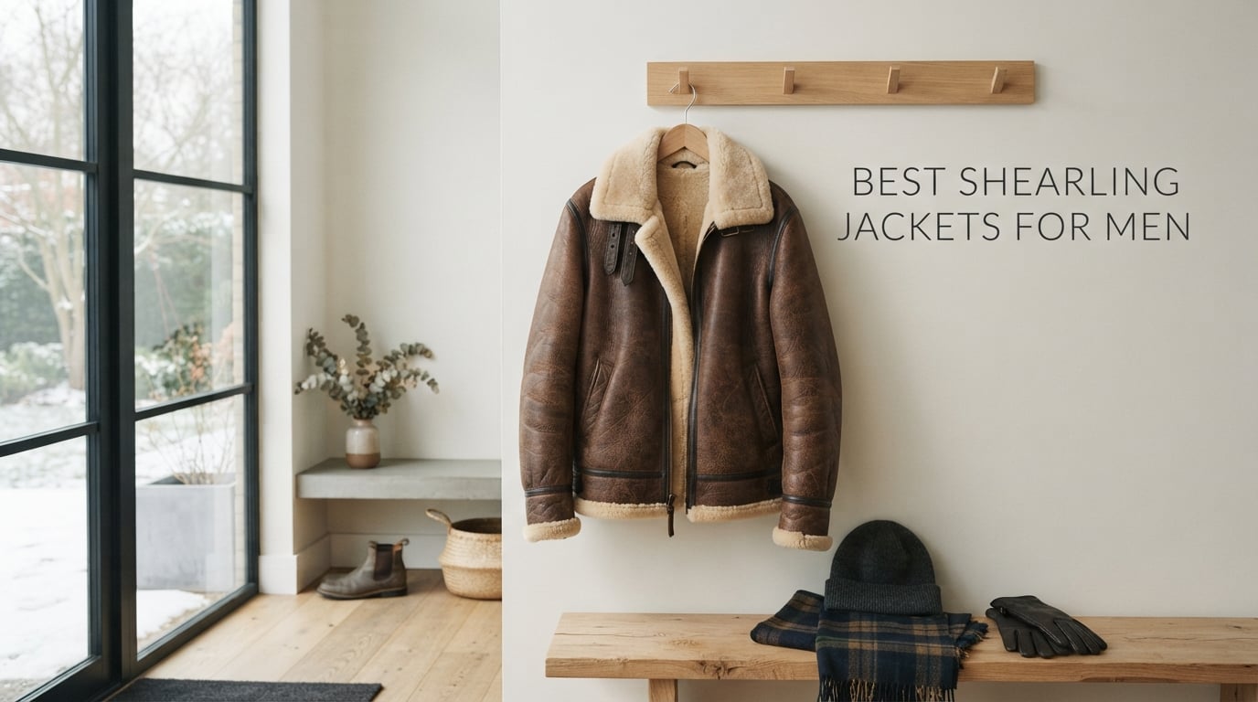 best shearling jackets for men