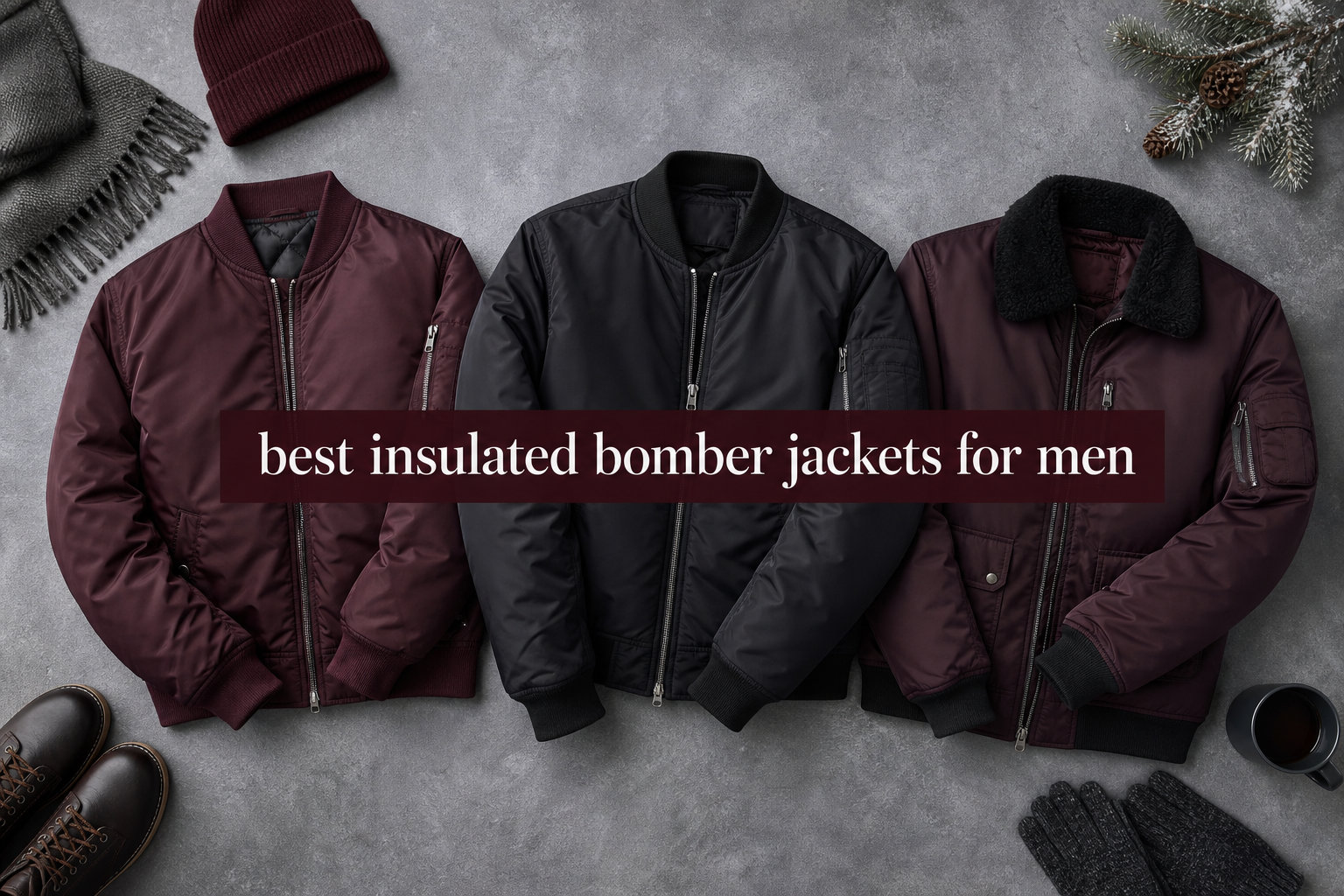 best insulated bomber jackets for men