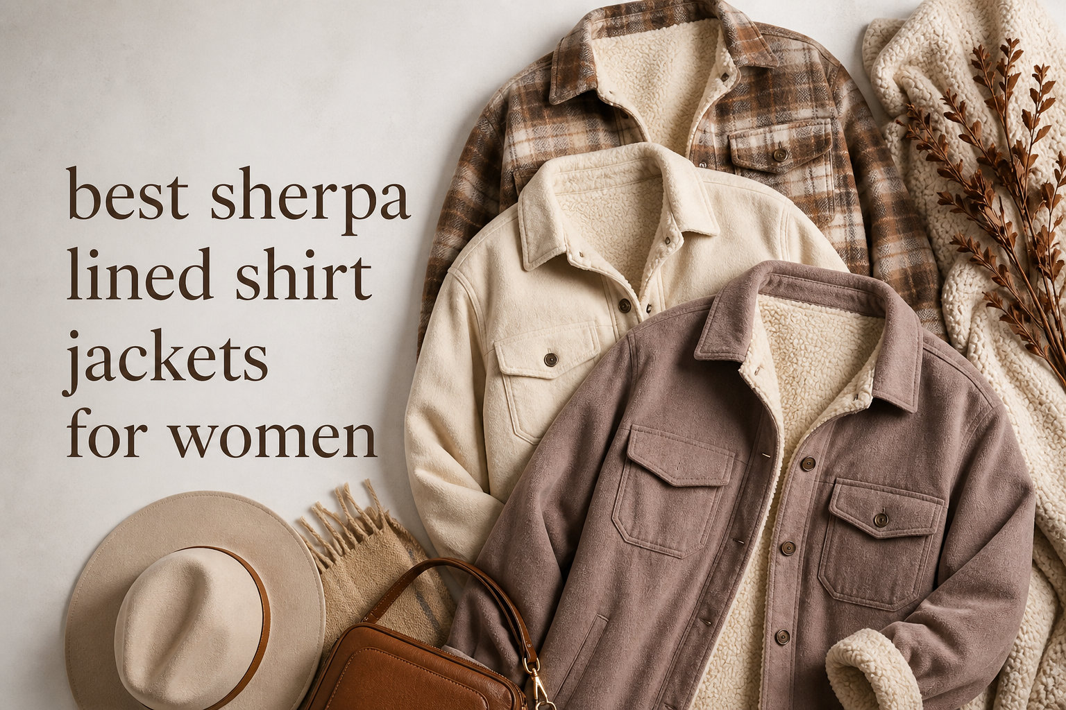 best sherpa lined shirt jackets for women