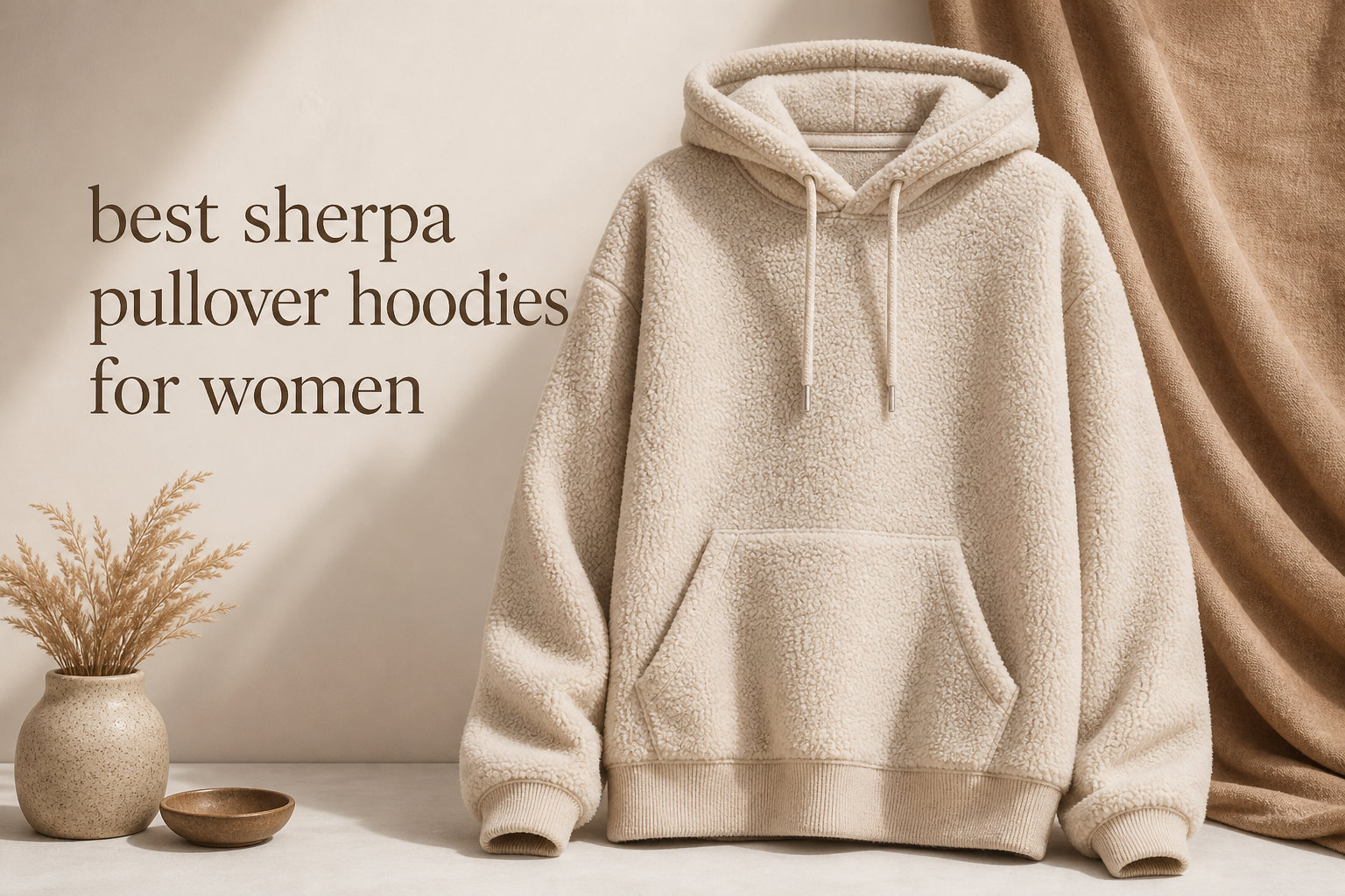 best sherpa pullover hoodies for women