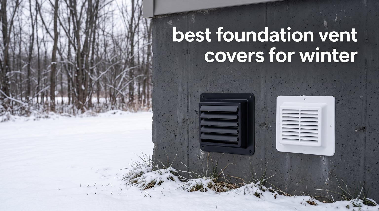 best foundation vent covers for winter