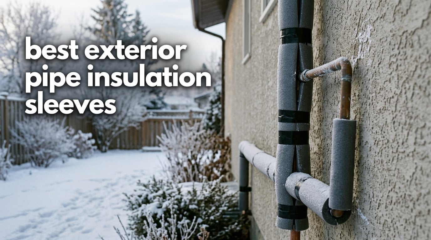 best exterior pipe insulation sleeves