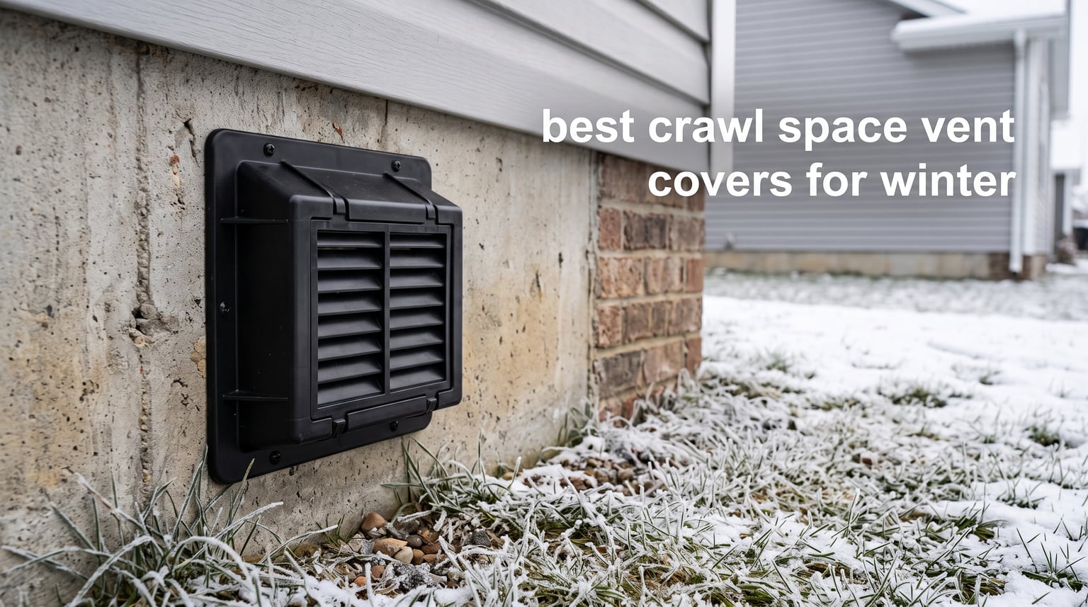 best crawl space vent covers for winter