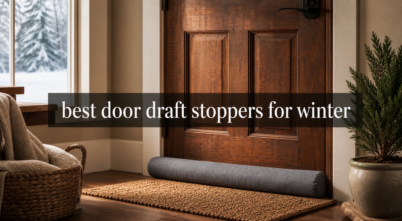 best door draft stoppers for winter