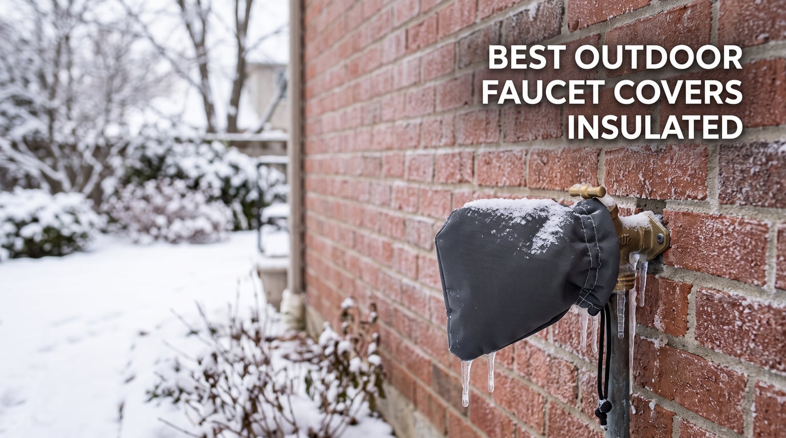 best outdoor faucet covers insulated