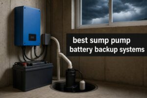 best sump pump battery backup systems