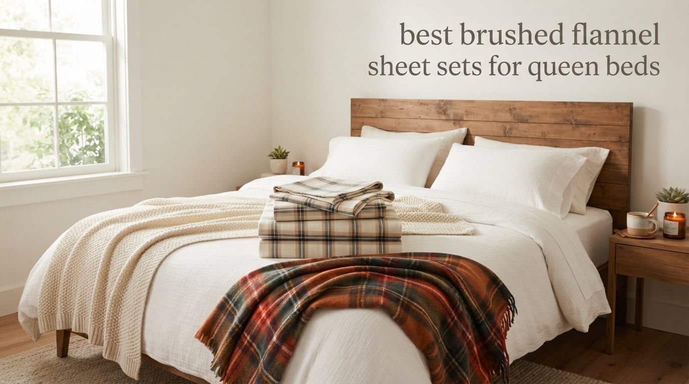 best brushed flannel sheet sets for queen beds