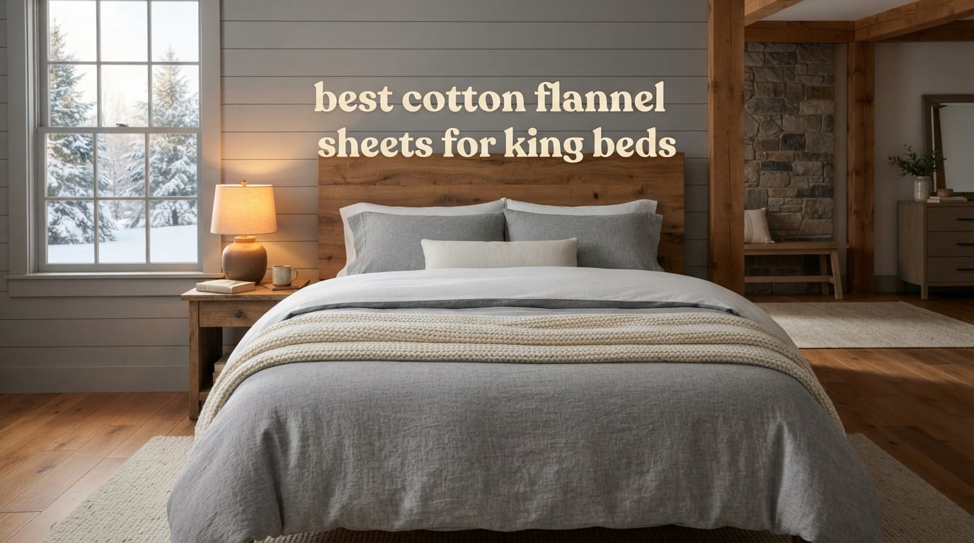best cotton flannel sheets for king beds