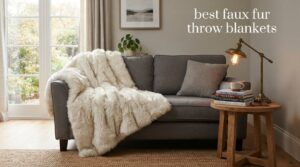 best faux fur throw blankets