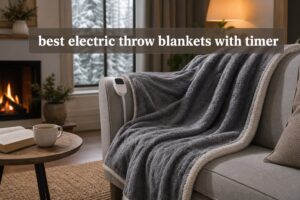 best electric throw blankets with timer