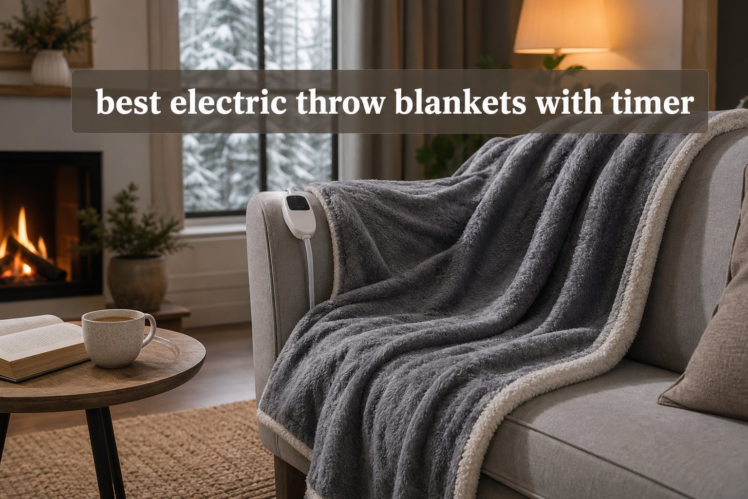 best electric throw blankets with timer