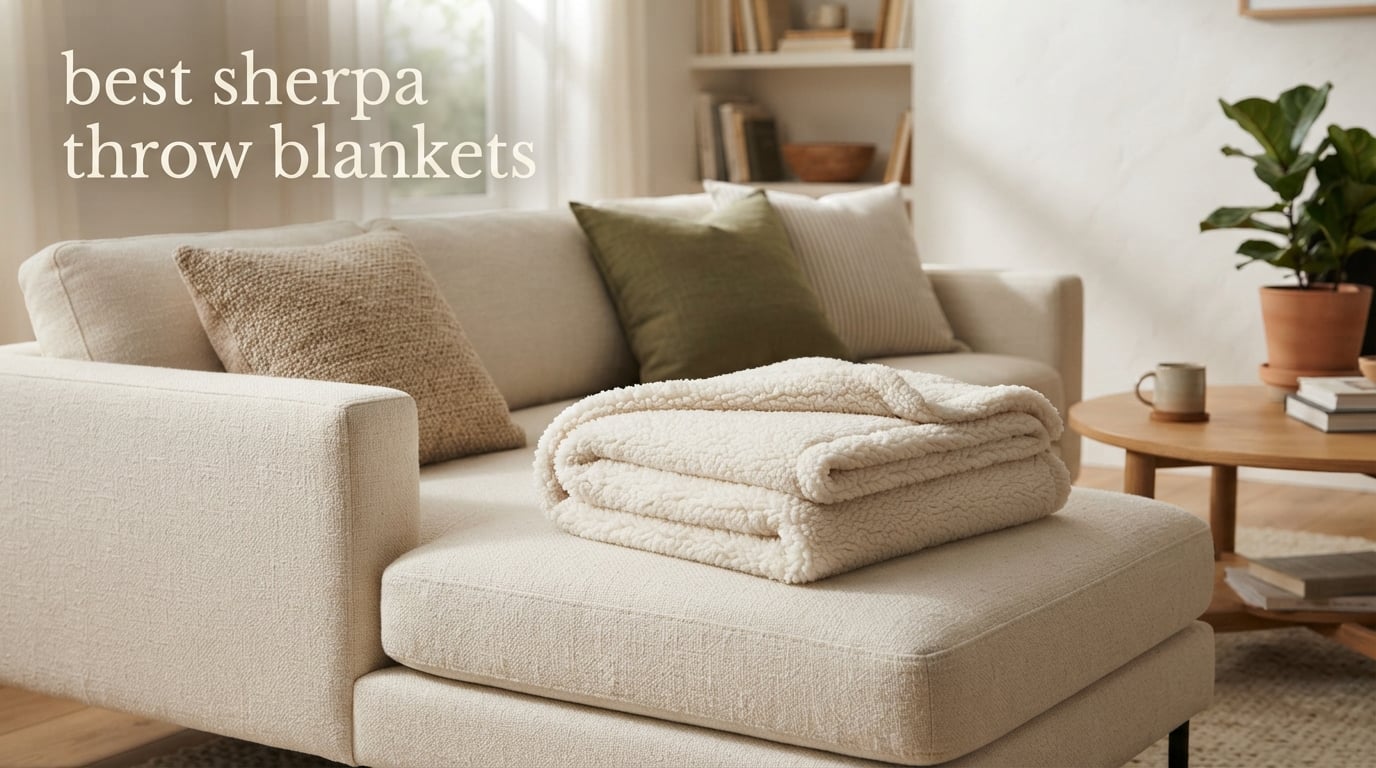 best sherpa throw blankets
