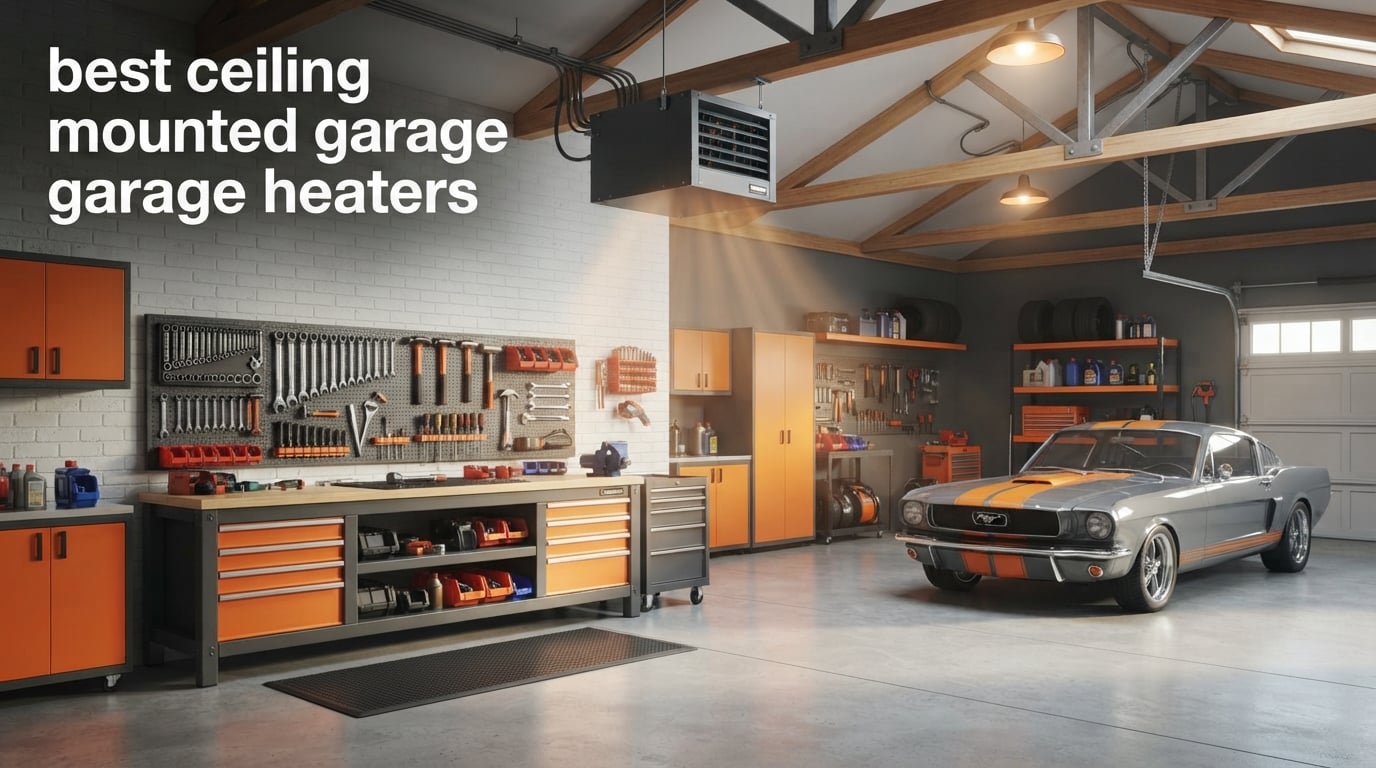 best ceiling mounted garage heaters