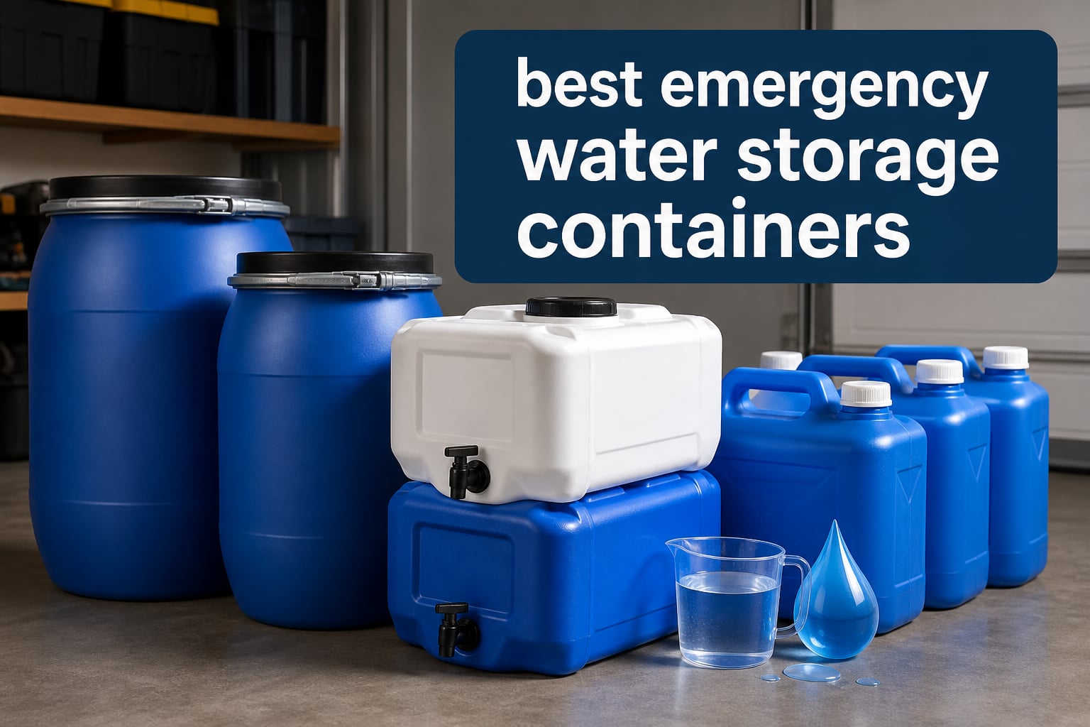 best emergency water storage containers