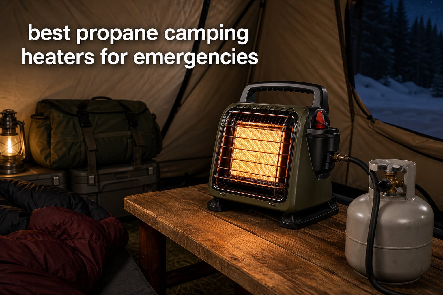 best propane camping heaters for emergencies