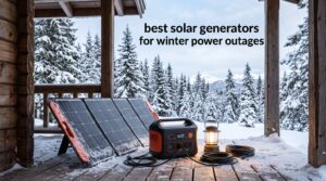 best solar generators for winter power outages