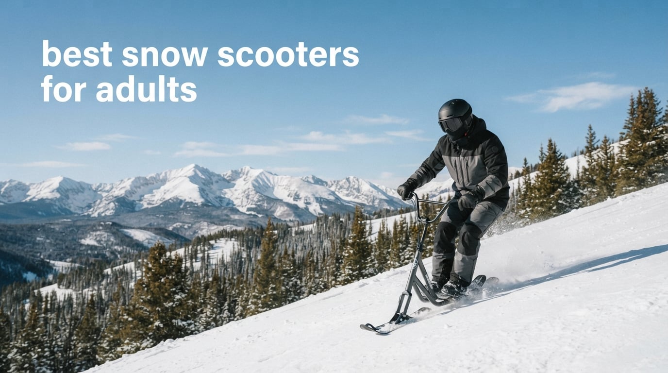 best snow scooters for adults