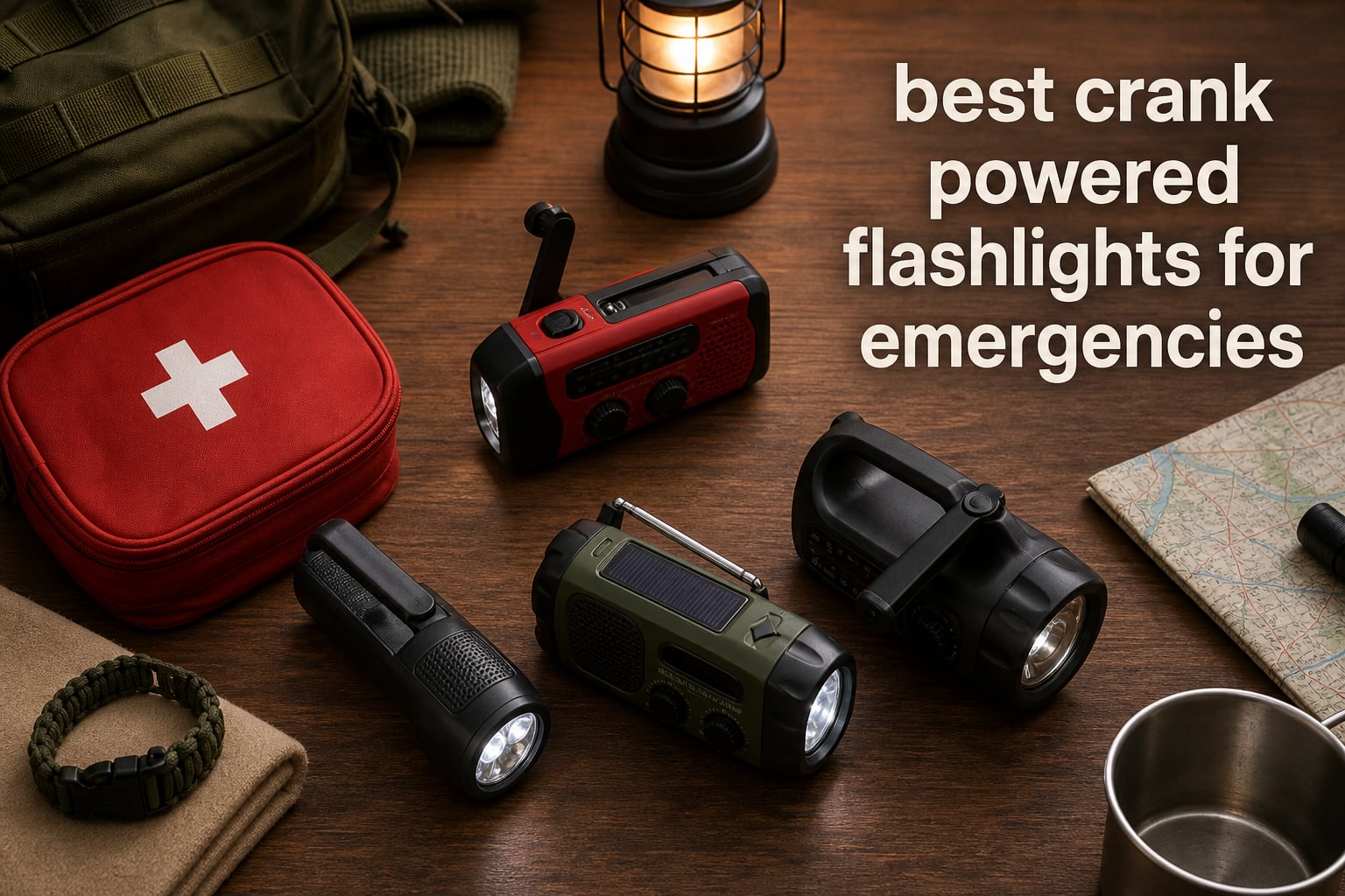 best crank powered flashlights for emergencies