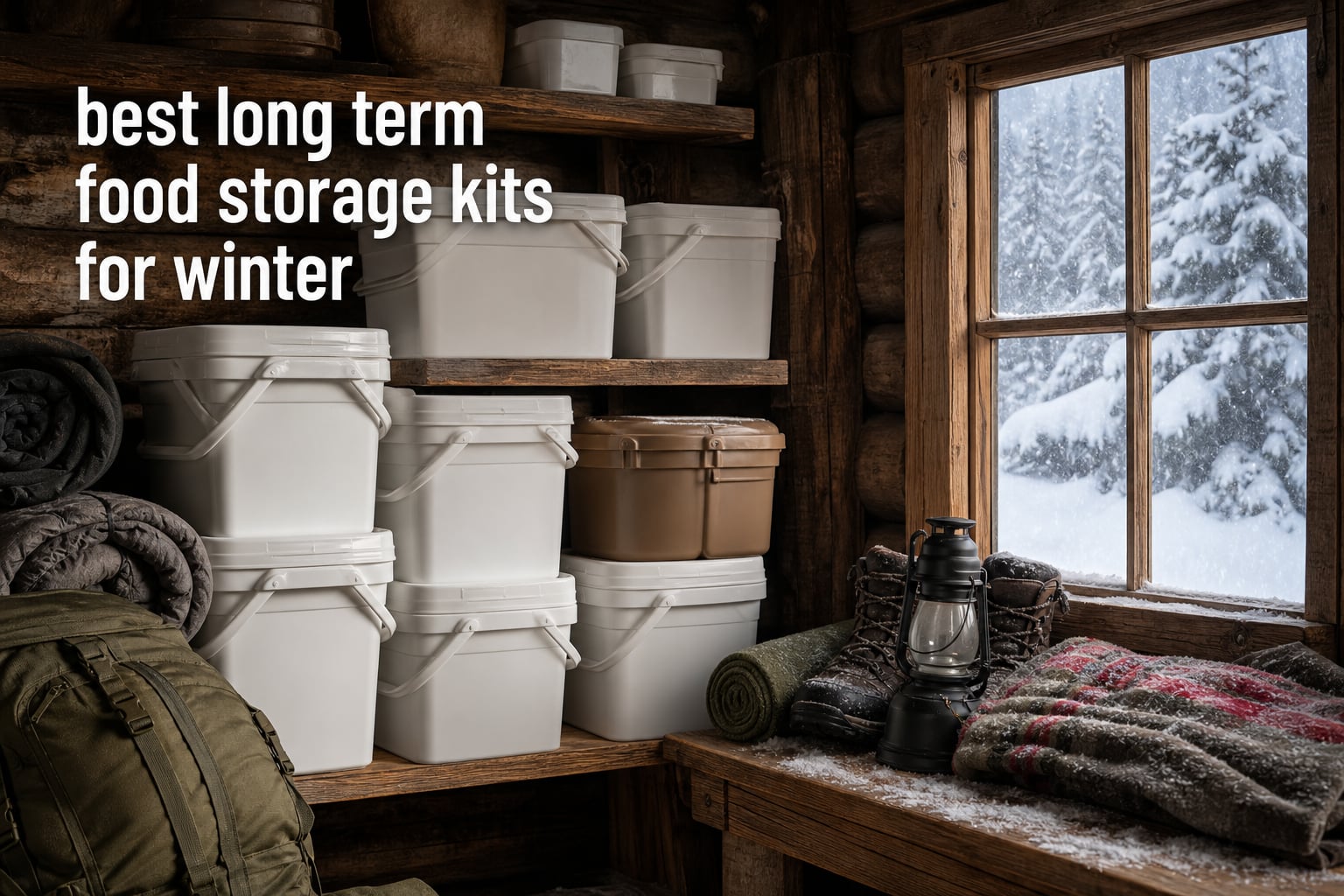 best long term food storage kits for winter