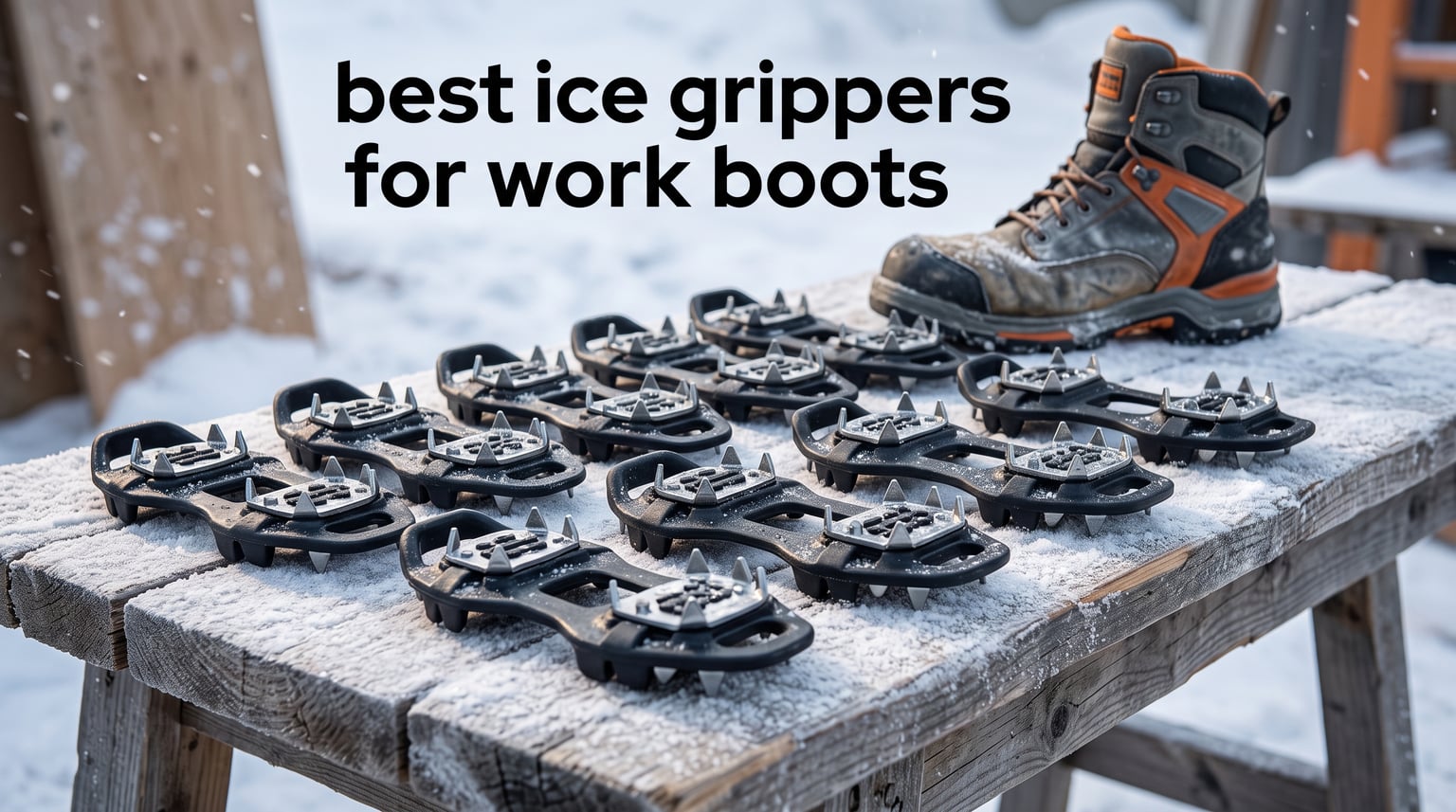 best ice grippers for work boots
