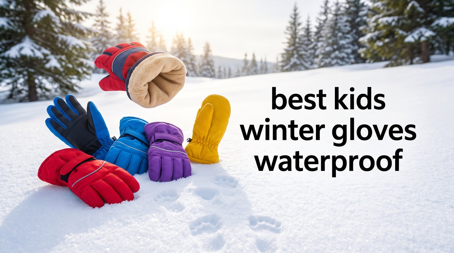 best kids winter gloves waterproof