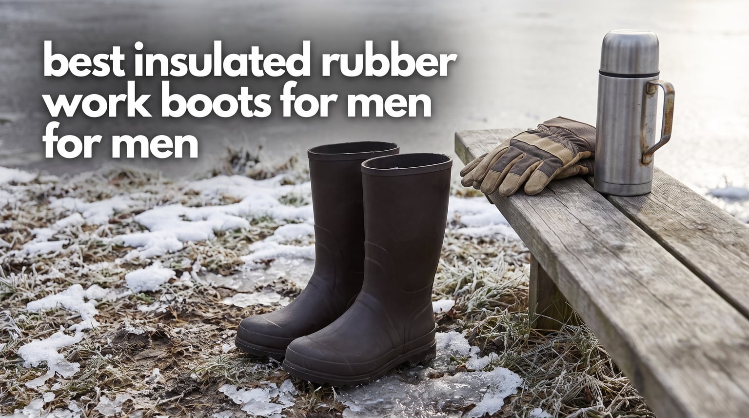 best insulated rubber work boots for men