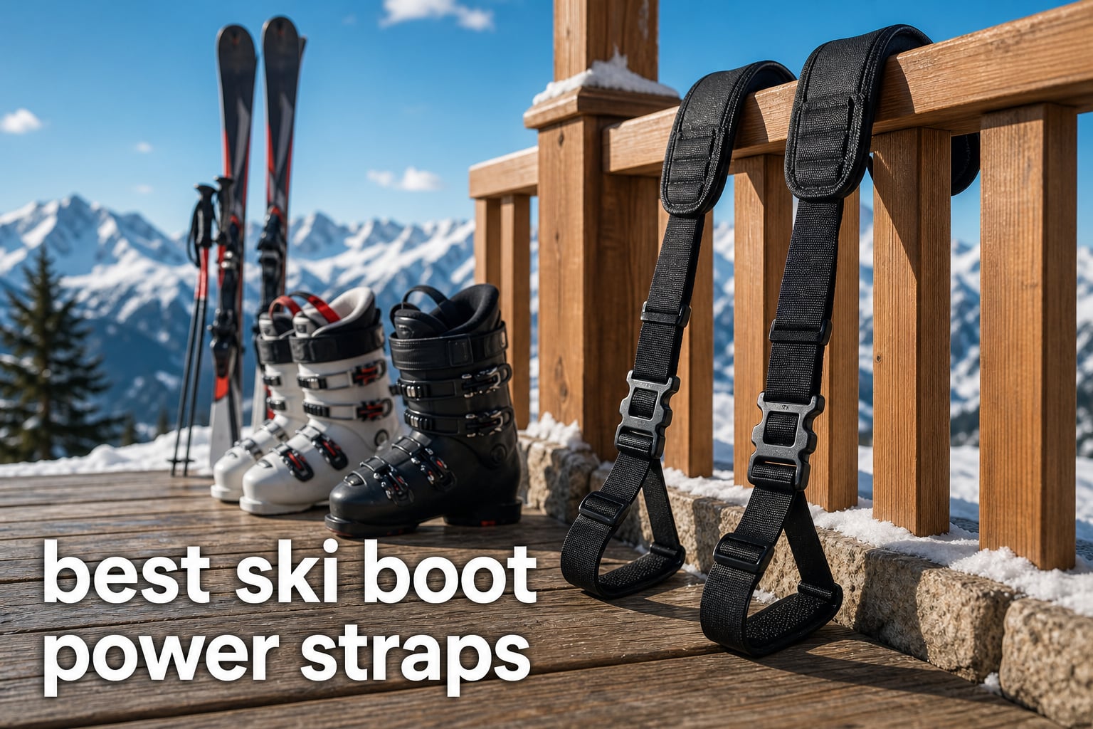 best ski boot power straps