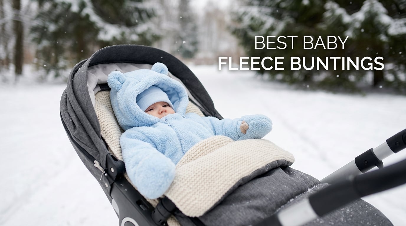 best baby fleece buntings