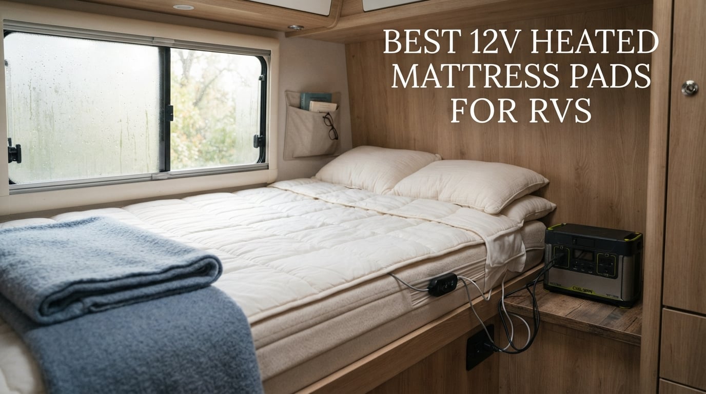 best 12v heated mattress pads for RVs