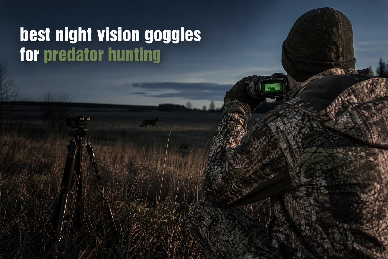 best night vision goggles for predator hunting