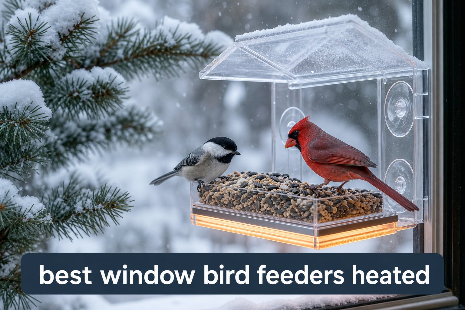 best window bird feeders heated