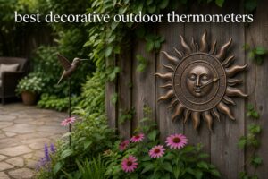 best decorative outdoor thermometers
