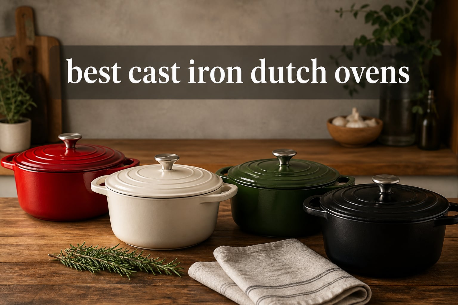 best cast iron dutch ovens
